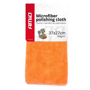 AMIO 01047/AM Πανάκι Γυαλίσματος Μικροΐνες (Microfiber) διάσταση 37x27cm για Επιβατικά Αυτοκίνητα - 1 τεμ.