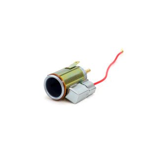 AMIO 01259/AM Υποδοχή αναπτήρα θηλυκή 12V με ενσωματωμένο φωτισμό LED και καλώδιο σύνδεσης, ανθεκτική κατασκευή για αξιόπιστη τροφοδοσία ηλεκτρικών συσκευών σε αυτοκίνητα και τροχόσπιτα - 1 τεμ.