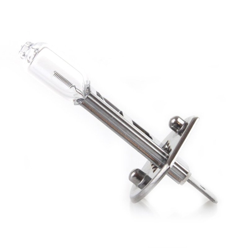 AMIO 01401/AM Λάμπα Αλογόνου Τύπου H1 Lumitec Silver βάση P14.5s τάση λειτουργίας 12V απόδοσης 55W χρώμα Λευκό +100% Φωτεινότητα Έως 25m για Επιβατικά Αυτοκίνητα - 2 τεμ.