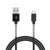 AMIO 01431/AM Καλώδιο Ταχείας Φόρτισης USB σε Micro USB 2.4A 100cm για Smartphone & Συσκευές Micro USB – 1 Τεμ.