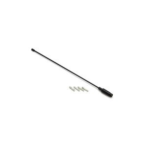 AMIO 01508/AM Κεραία Οροφής Αυτοκινήτου ANTM06 41cm με 4 Αντάπτορες 4-5-6-7mm για Σταθερή Λήψη Σήματος – 1 Τεμ.
