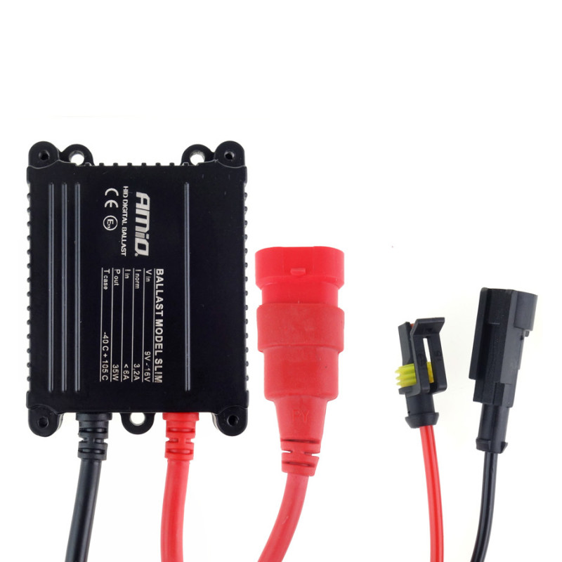 AMIO 01545/AM Μετασχηματιστής Xenon HID Slim Ballast Digital τάση λειτουργίας 9-16V απόδοσης 35W ένταση ρεύματος 3.2A για Kit Xenon διάσταση 85x60x15mm για Επιβατικά Αυτοκίνητα - 1 τεμ.
