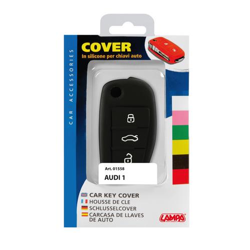LAMPA L0155.8 TYPE-1 ΚΑΛΥΜΜΑ ΚΛΕΙΔΙΩΝ ΣΙΛΙΚΟΝΗΣ ΜΑΥΡΟ ΧΡΩΜΑ ΓΙΑ AUDI 1ΤΕΜ.