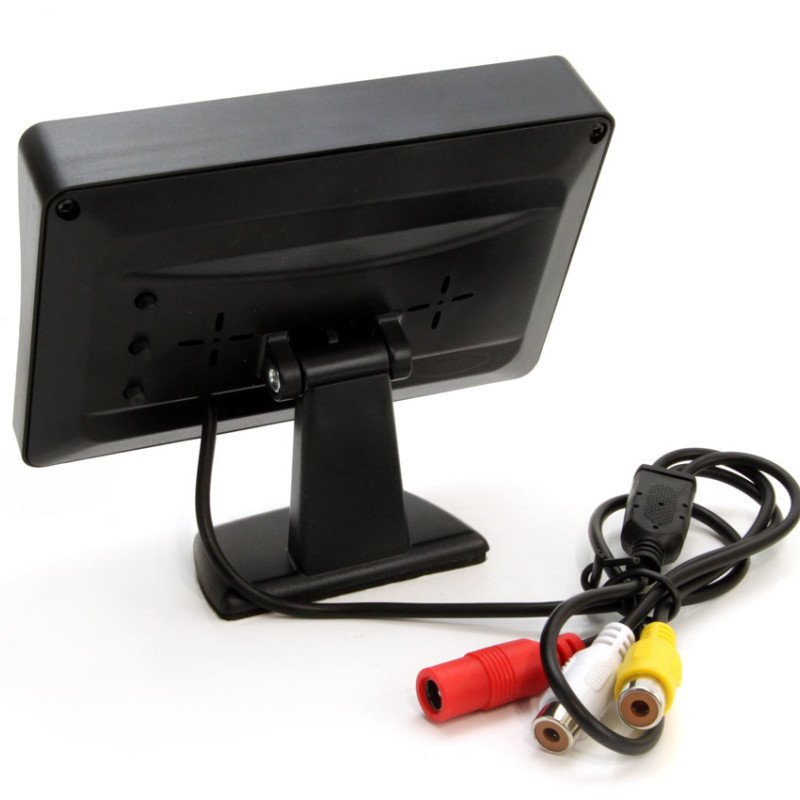 AMIO 01579/AM Σύστημα Παρκαρίσματος 12V με 4 Αισθητήρες Λευκούς 22mm, Κάμερα HD-301 & Οθόνη TFT01 για Πλήρη Ορατότητα & Ασφαλές Παρκάρισμα – 1 Τεμ.