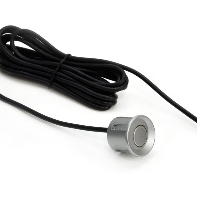 AMIO 01596/AM Σύστημα Παρκαρίσματος 12V με 8 Αισθητήρες Ασημί 22mm Εμπρός-Πίσω & Buzzer για Πλήρη Κάλυψη & Ασφαλές Παρκάρισμα – 1 Τεμ.
