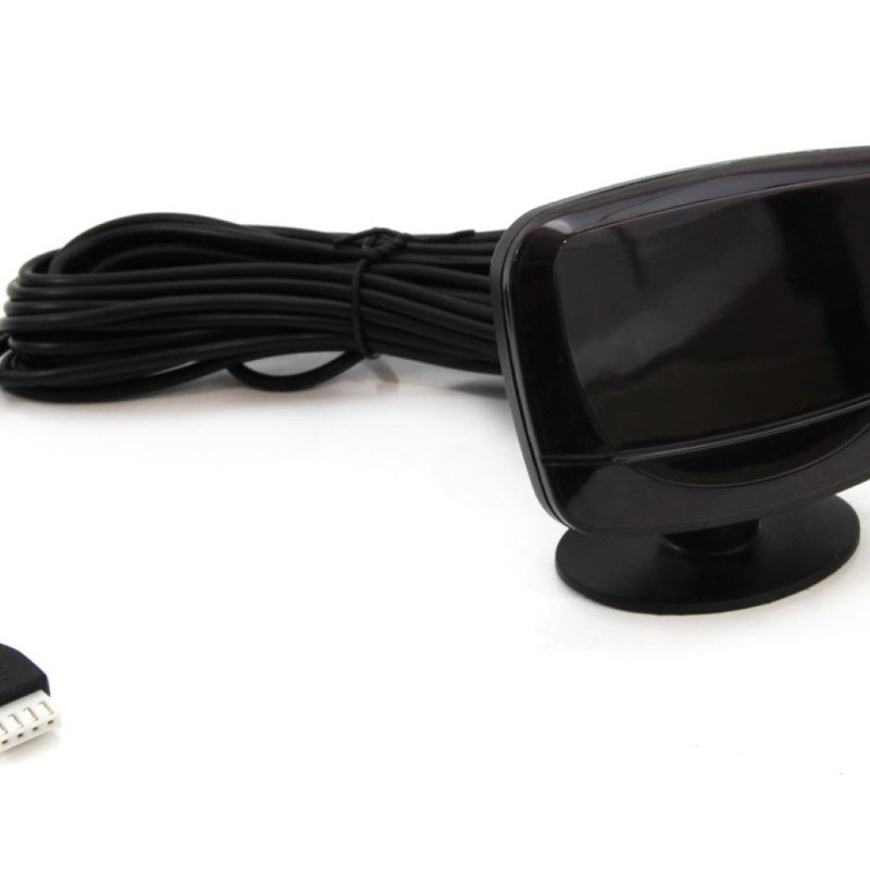 AMIO 01605/AM Σύστημα Παρκαρίσματος 12V με 8 Αισθητήρες GOLD 18mm Μαύρο & Οθόνη LED GRAF για Απόλυτο Έλεγχο Απόστασης και Ασφαλές Παρκάρισμα – 1 Τεμ.
