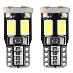 AMIO 01622/AM Λαμπάκια LED T10 W5W 12V 1W 5600K 6xSMD 5730 CANBUS Καρφωτά για Ισχυρό Λευκό Φωτισμό σε Καθημερινή Χρήση – Σετ 2 Τεμ.