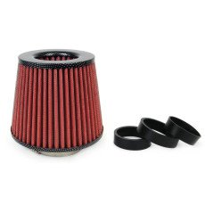 AMIO 01713/AM Φιλτροχοάνη Ελευθέρας AF-CARBON διαμέτρου 55-76mm 160x155x118mm με 3 Αντάπτορες για Βελτίωση Ροής Αέρα και Απόδοσης Κινητήρα - 1 Τεμ.