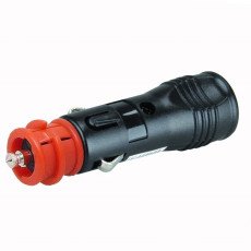 AMIO 02050/AM Φις Αναπτήρα 12-24V 2 σε 1 για αξιόπιστη τροφοδοσία συσκευών σε υποδοχή αναπτήρα με συμβατότητα DIN και Euro και σταθερή σύνδεση σε αυτοκίνητα και επαγγελματικά οχήματα - 1 Τεμ.