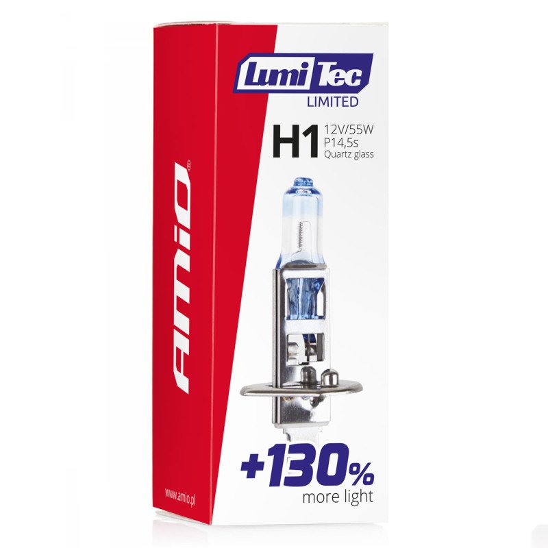 AMIO 02130/AM H1 12V 55W P14,5s LUMITEC LIMITED +130% UP TO 40m - 1 ΤΕΜ.