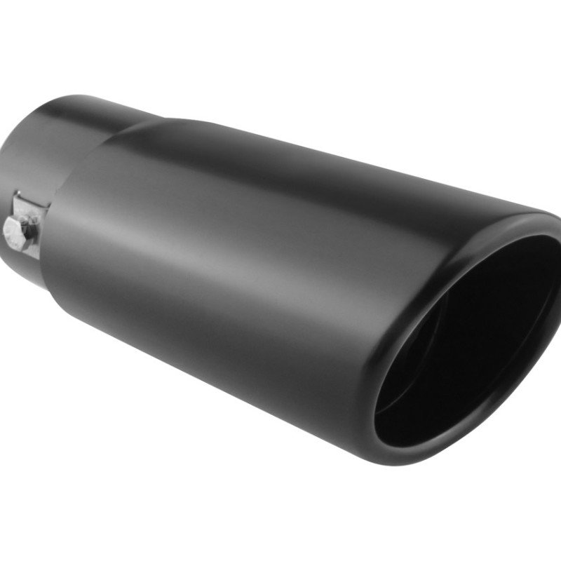 AMIO 02351/AM ΑΚΡΟ ΕΞΑΤΜΙΣΗΣ ΜΑΥΡΟ 165x86mm Φ37>54mm - 1 τεμ.