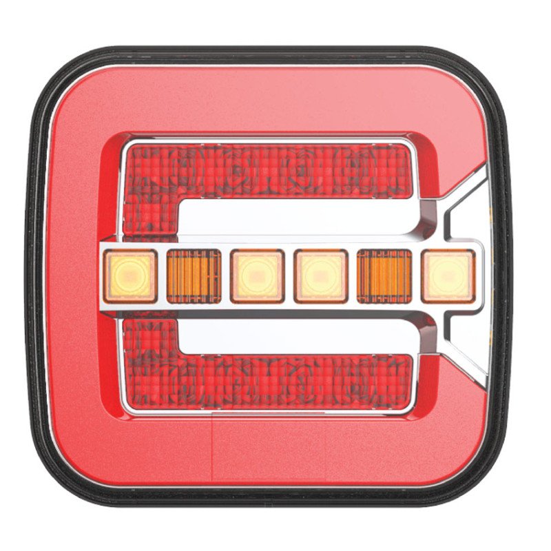 AMIO 02373/AM ΦΑΝΑΡΙ ΠΙΣΙΝΟ RCL-08-LR 10-30V LED 108x102x38mm ΜΕ ΚΑΛΩΔΙΟ 1ΤΕΜ