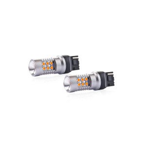 AMIO 02393/AM WY21W T20 12/24V 6,2W 800lm LED 24xSMD3030 CAN-BUS KitΡΙΝΟ 18x56mm 2ΤΕΜ.