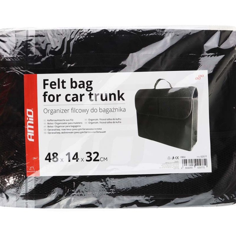 AMIO 02577/AM ΤΣΑΝΤΑ ORGANIZER ΠΟΡΤ ΜΠΑΓΚΑΖ ΜΑΥΡΗ 48x14x32cm - 1 τεμ.