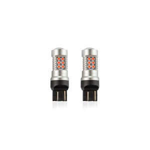 AMIO 02581/AM WR21/5W T20 12/24V 6,2W 5.600K LED 24xSMD3030 CAN-BUS ΚΟΚΚΙΝΟ 18x56mm 2ΤΕΜ. AMIO 02581/AM WR21/5W T20 12/24V 6,2W 5.600K LED 24xSMD3030 CAN-BUS ΚΟΚΚΙΝΟ 18x56mm 2ΤΕΜ.