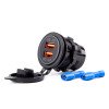 AMIO 02855/AM ΠΡΙΖΑ ΦΟΡΤΙΣΗΣ ΜΕ 2 ΘΥΡΕΣ USB 12/24V 3.0A Φ37mmX51mm QUICK CHARGE 12/24V MOD-05 - 1 τεμ.