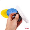 AMIO 02904/AM ΣΦΟΥΓΓΑΡΙΑ ΓΥΑΛΙΣΜΑΤΟΣ ΣΤΡΟΓΓΥΛΑ ΣΕΤ 3ΤΕΜ ΜΕ ΛΑΒΗ 3x125mm​ - 3 ΤΕΜ.