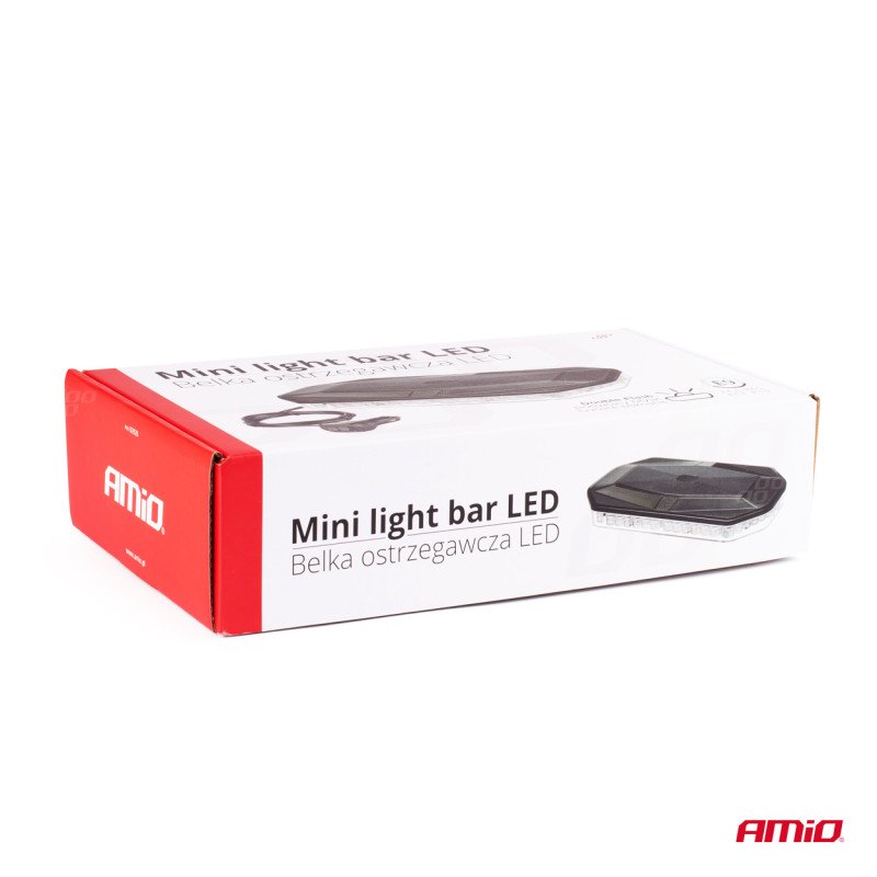 AMIO 02920/AM ΦΑΡΟΣ/ΜΠΑΡΑ 12>24V 48SMD LED ΠΟΡΤΟΚΑΛΙ ΜΕ ΦΙΣ ΑΝΑΠΤΗΡΑ & ΜΑΓΝΗΤΙΚΗ ΒΑΣΗ 293x171x46mm​ -1 ΤΕΜ.
