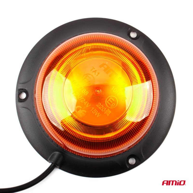 AMIO 02927/AM ΦΑΡΟΣ LED MINI FLAT 12/24V 18SMD IP56 ΠΟΡΤΟΚΑΛΙ ΒΙΔΩΤΟΣ 113x47mm -1 ΤΕΜ.