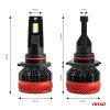 AMIO 02983/AM ΛΑΜΠΕΣ LED CAN-BUS HΒ4 9006 9>16V 90W 6.500K 9900lm (ΜΕ ΑΝΕΜΙΣΤΗΡΑΚΙ) X3 SERIES - 2 Τεμ.