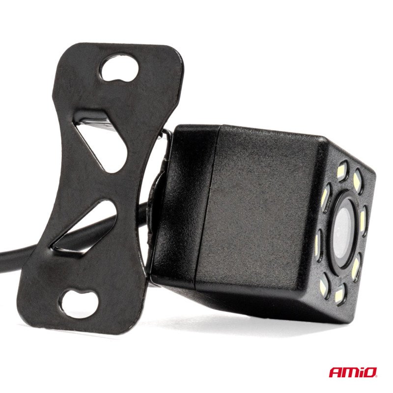 AMIO 03529/AM ΚΑΜΕΡΑ ΟΠΙΣΘΟΠΟΡΕΙΑΣ 12V LED ME NYΧΤΕΡΙΝΗ ΛΗΨΗ ΚΑΙ ΤΕΤΡΑΓΩΝΗ ΡΥΘΜΙΣΗ ΚΛΙΣΗΣ HD-315 - 1 TEM.