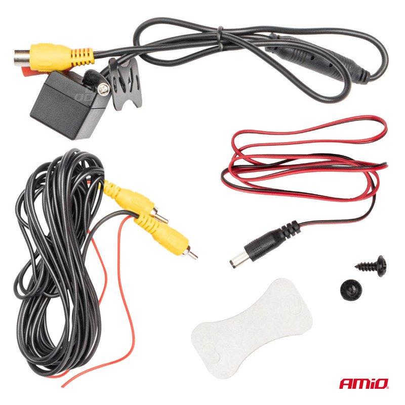 AMIO 03537/AM ΚΑΜΕΡΑ ΟΠΙΣΘΟΠΟΡΕΙΑΣ 12V 720pHD ΜΕ ΡΥΘΜΙΣΗ ΚΛΙΣΗΣ ΤΕΤΡΑΓΩΝ HD-340 - 1 TEM.