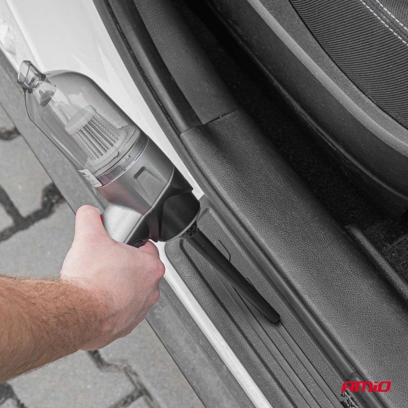 AMIO 03693/AM ΗΛΕΚΤΡΙΚΟ ΣΚΟΥΠΑΚΙ ΧΕΙΡΟΣ ΑΣΥΡΜΑΤΟ 70W ΜΕ 6 ΑΚΡΟΦΥΣΙΑ ΚΑΘΑΡΙΣΜΟΥ ΚΑΙ ΚΑΛΩΔΙΟ USB-C - 1 Τεμ.