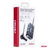AMIO 03781/AM ΒΟΛΤΟΜΕΤΡΟ 12/24V 200W 5V ΜΕ ΦΙΣ ΑΝΑΠΤΗΡΑ ΚΑΙ ΠΡΟΕΚΤΑΣΗ ΜΕ 3 ΥΠΟΔΟΧΕΣ ΦΙΣ ΑΝΑΠΤΗΡΑ+3xUSB-C+USB-C - 1 Τεμ.
