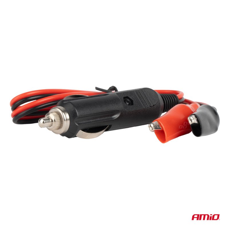AMIO 03802/AM ΦΙΣ ΑΝΑΠΤΗΡΑ ΜΕ ΚΡΟΚΟΔΕΙΛΑΚΙΑ 12/24V 60cm - 1 ΤΕΜ.