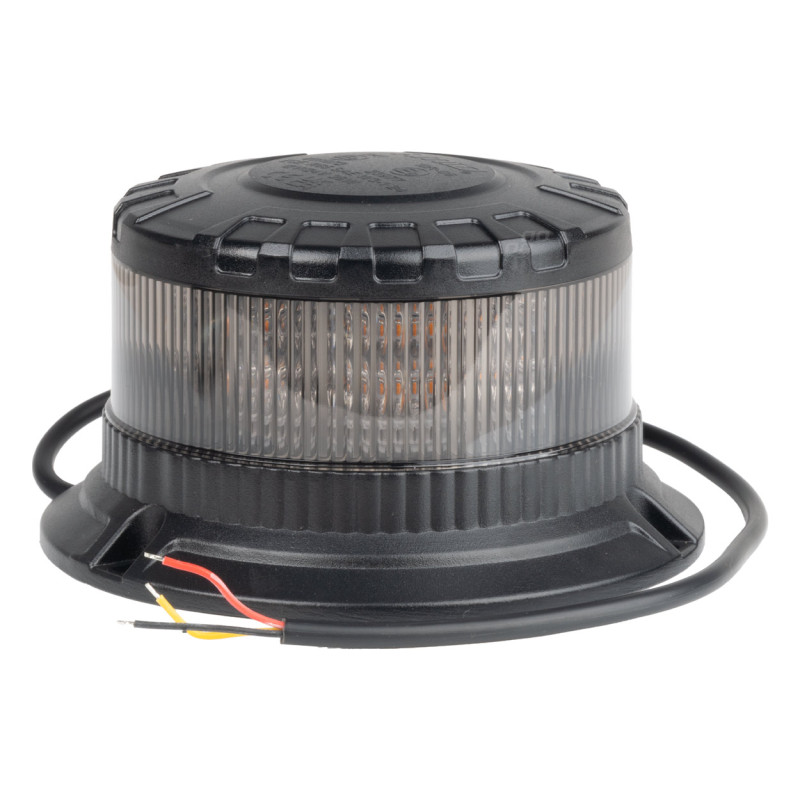 AMIO 04109/AM ΦΑΡΟΣ ΦΙΜΕ HEAVY DUTY W28B 12/24V ΠΟΡΤΟΚΑΛΙ 16LED ΒΙΔΩΤΟΣ Υ77mm Φ110mm - 1 τεμ.