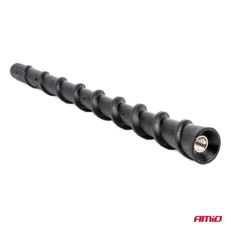 AMIO 04160/AM ΚΕΡΑΙΑ ΟΡΟΦΗΣ ANTM10 18cm ΜΕ 2 ΑΝΤΑΠΤΟΡΕΣ 5-6mm ΜΑΥΡΗ - 1 ΤΕΜ.