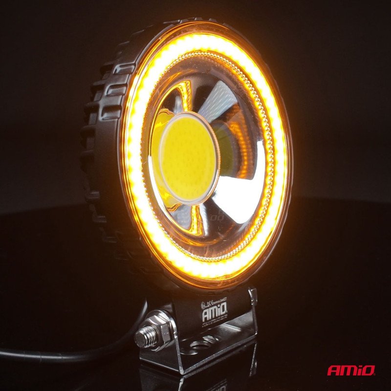 AMIO 04427/AM Προβολέας Εργασίας LED AWL83 FLOOD 48W 3600lm 6500K με σταθερή Κίτρινη LED μπάρα - 1 τεμ. AMIO 04427/AM Προβολέας Εργασίας LED AWL83 FLOOD 48W 3600lm 6500K με σταθερή Κίτρινη LED μπάρα - 1 τεμ.