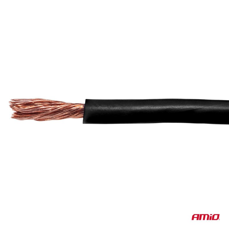AMIO 04455/AM Μονόκλωνο Καλώδιο Εγκατάστασης CCA 1×1,5mm² 50m – 12/230V - 1 τεμ.
