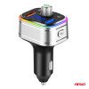 AMIO 04652/AM FM Transmitter Αυτοκινήτου 12/24V με 1xUSB Type-C και Υποδοχή microSD - 1 τεμ.