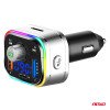 AMIO 04652/AM FM Transmitter Αυτοκινήτου 12/24V με 1xUSB Type-C και Υποδοχή microSD - 1 τεμ.