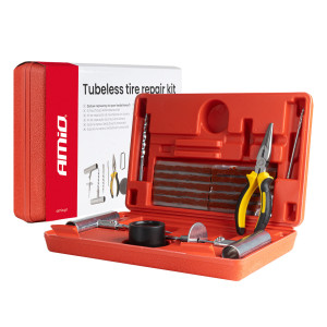 AMIO 04693/AM Kit Επισκευής Ελαστικών με Κορδόνι σε Κουτί Μεταφοράς - 38τεμ (04693)