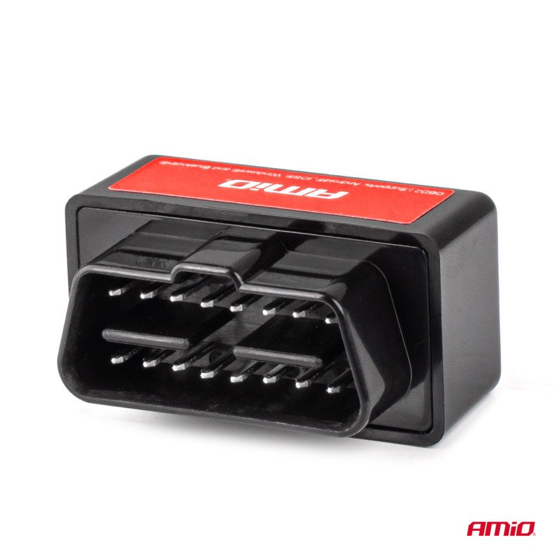AMIO 04732/AM Διαγνωστικό Αυτοκινήτου OBD 2 τύπου ELM327 Bluetooth Mini τάση λειτουργίας 12V με ασύρματη σύνδεση για Επιβατικά Αυτοκίνητα - 1 τεμ.