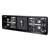 AMIO Κ/Α/04779/AM Πλαίσιο Πινακίδας Αυτοκινήτου 520x114mm Μαύρο Γυαλιστερό Piano Black για Εμπρός και Πίσω Πινακίδα - 1 τεμ. (04779/AM)