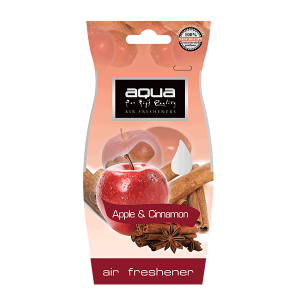 AQUA 10-111/AQ ΑΡΩΜΑΤΙΚΟ ΑΥΤΟΚΙΝΗΤΟΥ ΚΡΕΜΑΣΤΟ ΜΕ ΑΡΩΜΑ ΜΗΛΟ/ΚΑΝΕΛΑ (APPLE/CINNAMON) AQUA - 1 TEM.