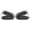 MENABO 14280/MB ΜΠΑΓΚΑΖΙΕΡΑ ΟΡΟΦΗΣ SATELLITE 600 DUO BLACK MΕ ΔΙΠΛΟ ΑΝΟΙΓΜΑ ΣΕ ΜΑΥΡΟ ΧΡΩΜΑ ΜΕ ΓΥΑΛΙΣΤΕΡΗ ΥΦΗ - 1 ΤΕΜ.