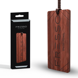 FRESSO 159044/FRE Ξύλινο Κρεμαστό Αρωματικό Αυτοκινήτου Snow Pearl - 1 τεμ.