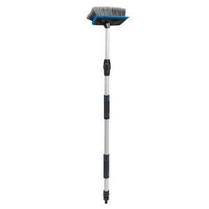 LAMPA L3801.2 ΒΟΥΡΤΣΑ ΠΛΥΣΙΜΑΤΟΣ ΜΕ ΤΗΛΕΣΚΟΠΙΚΟ ΚΟΝΤΑΡΙ ΑΛΟΥΜΙΝΙΟΥ ΚΑΙ ΠΑΡΟΧΗ ΝΕΡΟΥ 116>180cm