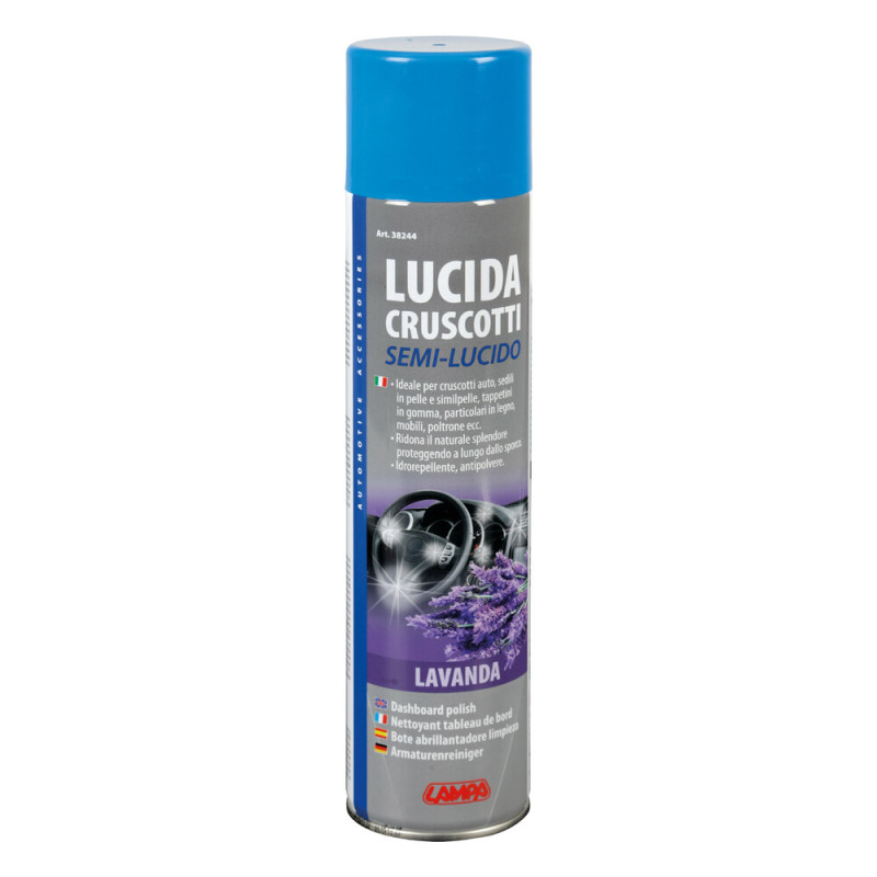 LAMPA L3824.4 ΓΥΑΛΙΣΤΙΚΟ ΤΑΜΠΛΟ (ΓΥΑΛΙΣΤΕΡΟ ΦΙΝΙΡΙΣΜΑ) ΜΕ ΑΡΩΜΑ ΛΕΒΑΝΤΑ ΣΕ ΣΠΡΕΙ 400ml - 1 ΤΕΜ