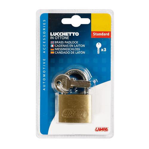 LAMPA L6542.1 ΛΟΥΚΕΤΟ 50mm STANDARD ΜΕ 3 ΚΛΕΙΔΙΑ