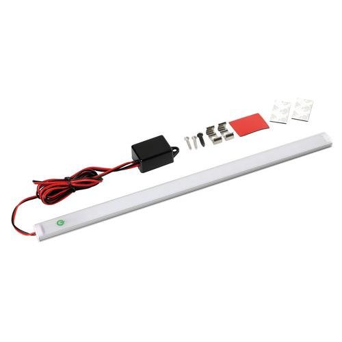 LAMPA L7343.7 ΠΛΑΦΟΝΙΕΡΑ- ΛΑΜΠΑ ΕΣΩΤΕΡΙΚΗ TOUCH 21 LED 4W 6.000K 400lm 12-32V (32,5x2x0,8cm) ΚΑΙ ΚΑΛΩΔΙΟ 50cm - 1ΤΕΜ