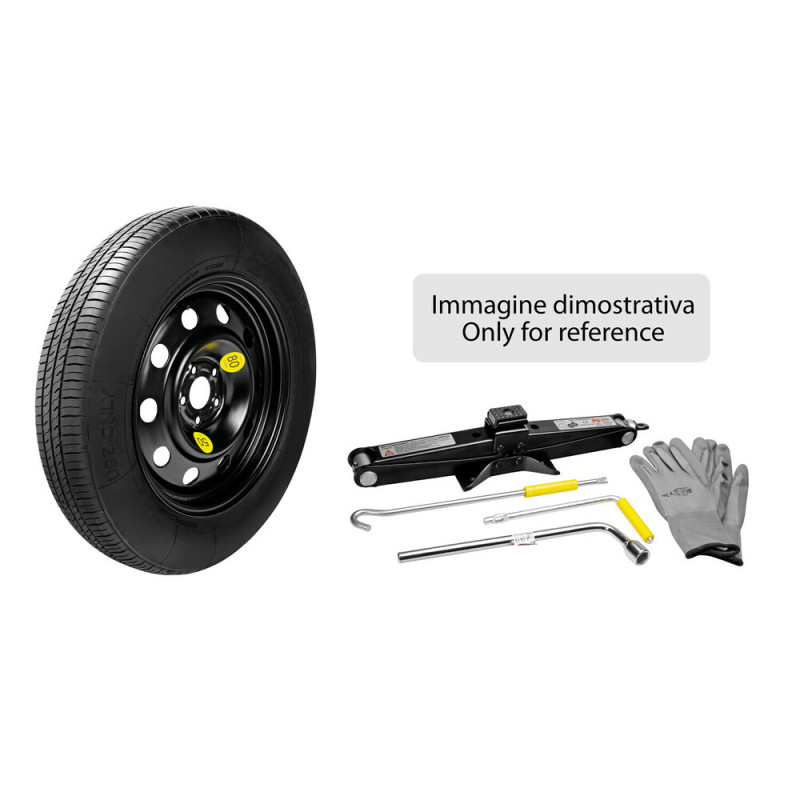 LAMPA L7614.8 ΡΕΖΕΡΒΑ ΑΛΟΥΜΙΝΙΟΥ 155/85-18 ΚΑΡΕ 5x108 ΚΕΝΤΡΟ 63,4mm NO STOP Kit ΜΕ ΓΡΥΛΟ+ΜΠΟΥΛΟΝΟΚΛΕΙΔΟ+ΤΣΑΝΤΑ - 1ΤΕΜ