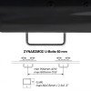 MENABO 7870/MB ΜΠΑΓΚΑΖΙΕΡΑ ΟΡΟΦΗΣ MARATHON 320 DARK ΣΕ ΜΑΥΡΟ ΧΡΩΜΑ ΜΕ ΜΑΤ ΕΛΑΦΡΩΣ ΑΝΑΓΛΥΦΗ ΥΦΗ - 1 ΤΕΜ.