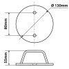 LAMPA 9059.3-LM ΒΑΣΗ ΔΑΠΕΔΟΥ ΓΙΑ ΚΛΕIΔΑΡΙΕΣ ΜΟΤΟ SHIELD 2 UNIVERSAL