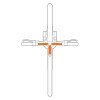 OPTILINE L9159.9 Βάση Στήριξης Κινητού Bike της σειράς για Τιμόνι Μηχανής, Ποδηλάτου, E-bike, Scooter με διάμετρο από 19 mm έως 35 mm με ρυθμιζόμενους EPDM ιμάντες δέσης και σύστημα Duolock, συμβατή με Θήκες ή Αντάπτορες Κινητού Optiline