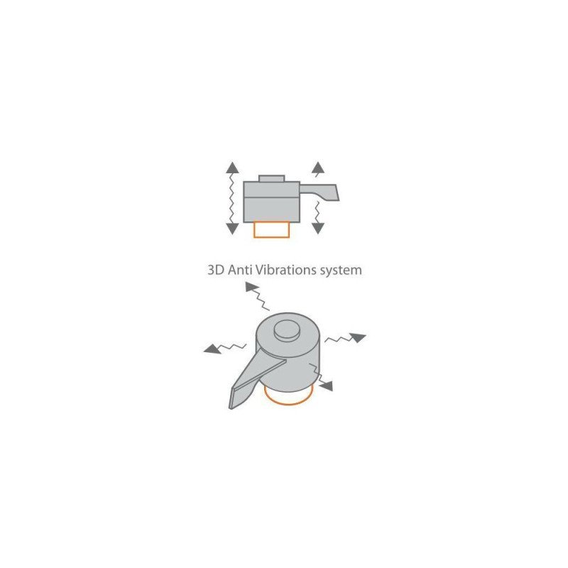 OPTILINE 9180.8-LM 3D Αντικραδασμικό Σύστημα Dampener της σειράς με με σύστημα Duolock 2.0, συμβατός με Βάσεις Στήριξης Κινητού ή Action Camera Optiline, με Θήκες ή Αντάπτορες Κινητού Optiline ή Βάσεις Στήριξης Κινητού με μπίλια 19 mm